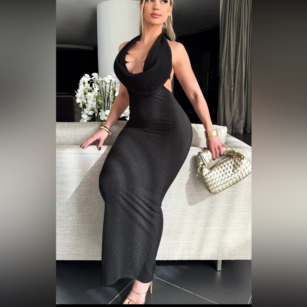 Elegant Black Evening Dress